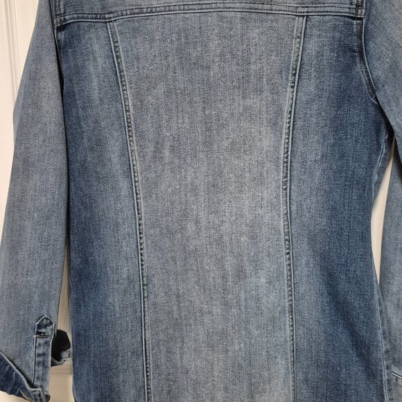 LIVERPOOL LONG DENIM JACKET - Almost new.  Medium - Picture 3 of 7